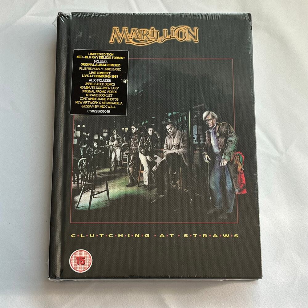 Marillion Clutching At Straws Deluxe 4CD + Blu-ray Box Set Sealed 2018